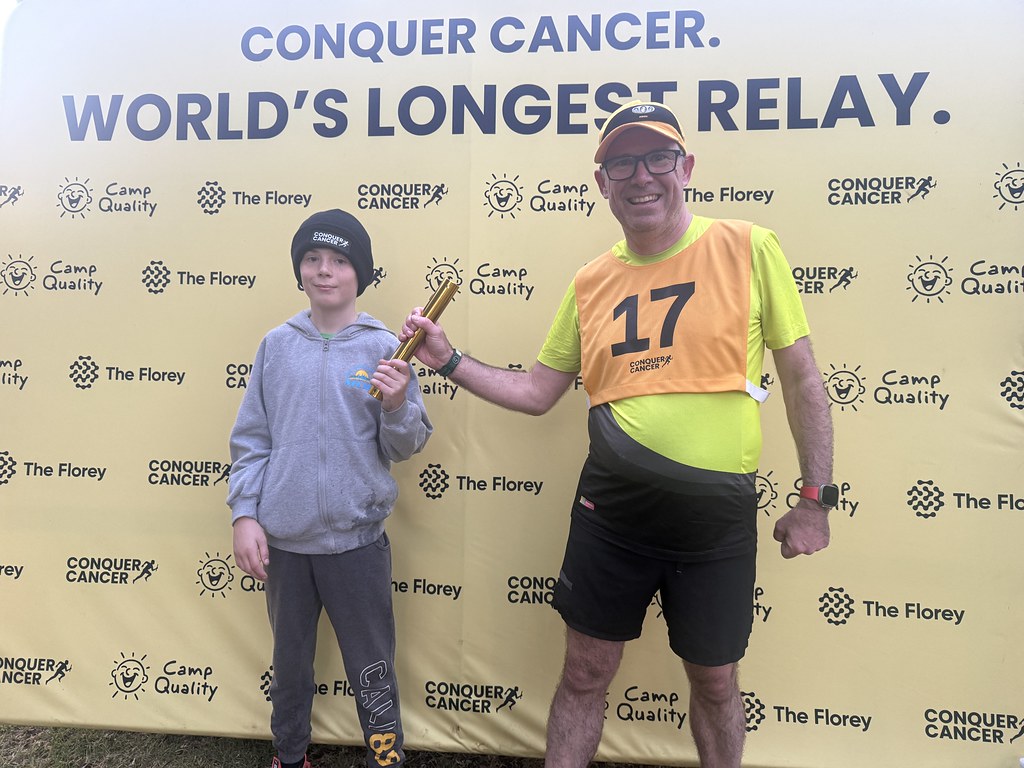 Passing on the baton: Conquer Cancer Australia relay