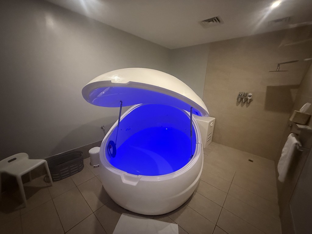 Off: time off means time to switch off in a floatation tank